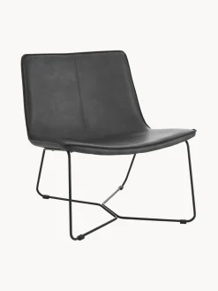 Sillones Pequeños|Sillones>Ellos Home Sillón de cuero sintético Barrel