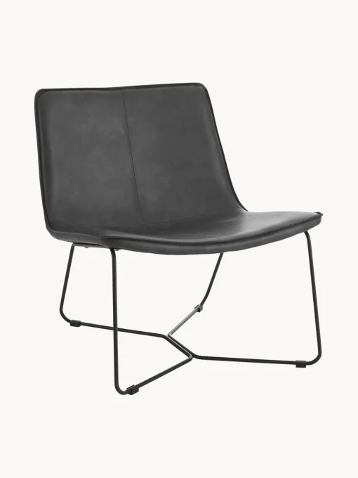 Sillones Pequeños|Sillones>Ellos Home Sillón de cuero sintético Barrel
