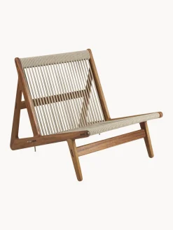 Sillones De Jardín|Sillones De Jardí­N>GUBI Sillón de exterior artesanal de madera de iroko MR01 Initial