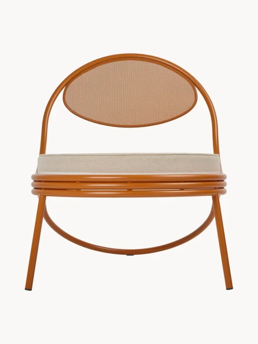 Sillones De Jardín|Sillones De Jardí­N>GUBI Sillón de jardín Copacabana Tejido blanco, beige, naranja