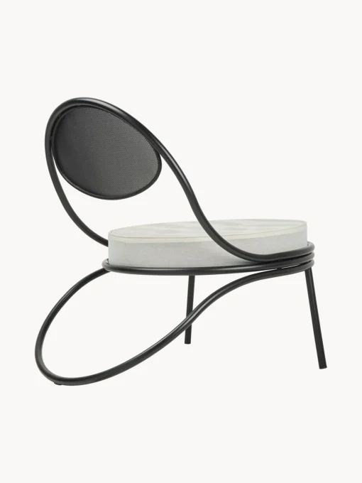 Sillones De Jardín|Sillones De Jardí­N>GUBI Sillón de jardín Copacabana Tejido blanco, gris claro, negro