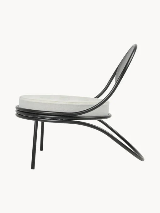 Sillones De Jardín|Sillones De Jardí­N>GUBI Sillón de jardín Copacabana Tejido blanco, gris claro, negro