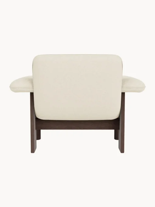 Sale Sillón de lana y madera de roble Brasilia Sillones Pequeños|Sillones