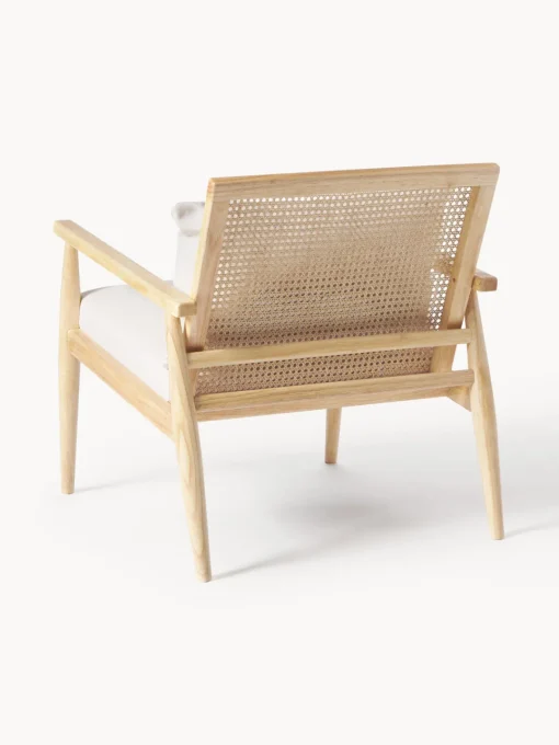 New Sillón de madera de caucho Manuell Sillones Pequeños|Sillones