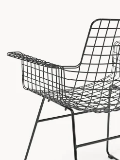 Sillas Con Reposabrazos|Sillas></noscript>HKLIVING Sillón de metal Wire Negro