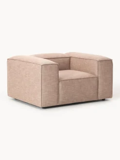 Butacas|Sillones>Westwing Collection Sillón de mezcla de lino Lennon Mezcla de lino rojo óxido