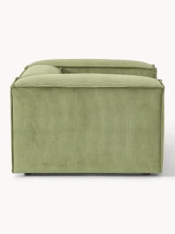Butacas|Sillones></noscript>Westwing Collection Sillón de pana Lennon Pana verde oliva