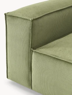 Butacas|Sillones></noscript>Westwing Collection Sillón de pana Lennon Pana verde oliva