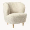 Sillones Pequeños|Sillones>GUBI Sillón de piel de oveja Stay