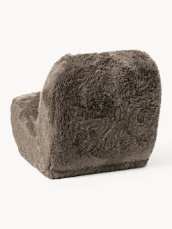 Sillones Pequeños|Sillones></noscript>Westwing Collection Sillón de piel sintética Emie Piel sintética marrón oscuro