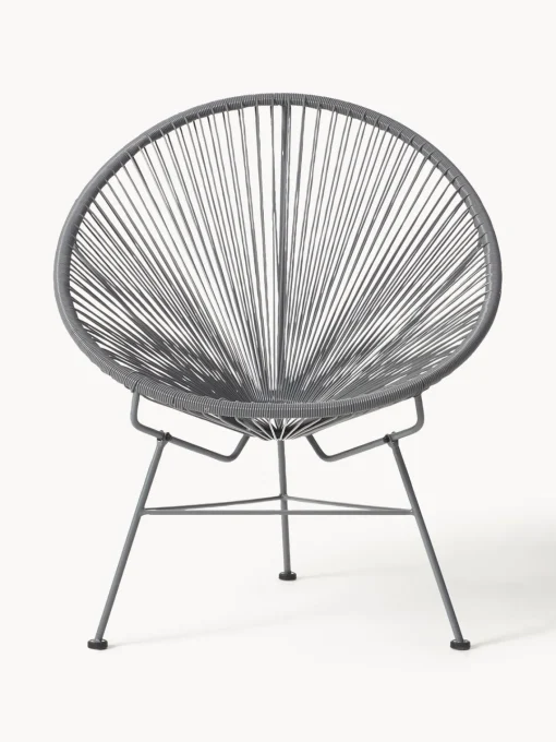 Sillones De Jardín|Sillones De Jardí­N>Westwing Collection Sillón de plástico Bahia Gris oscuro