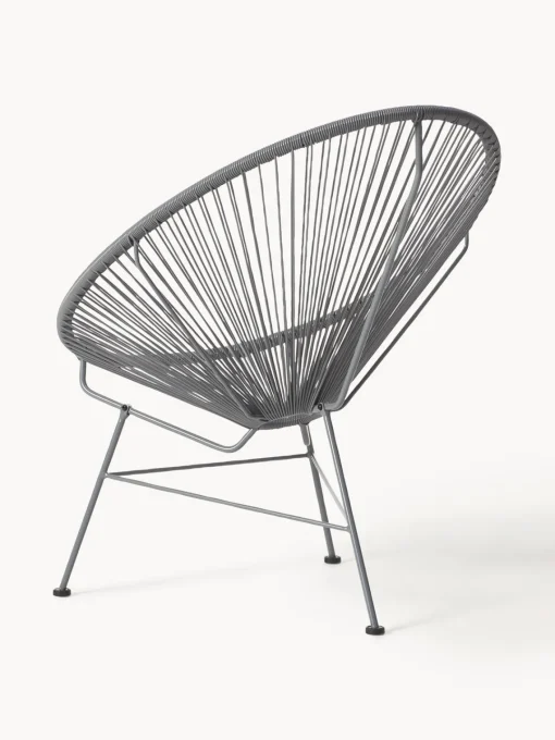 Sillones De Jardín|Sillones De Jardí­N>Westwing Collection Sillón de plástico Bahia Gris oscuro