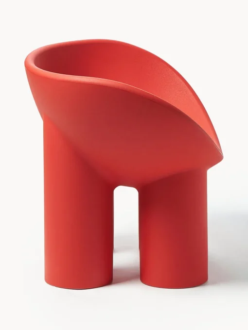 Sillones Pequeños|Sillones>Driade Sillón de plástico Roly Poly Rojo coral