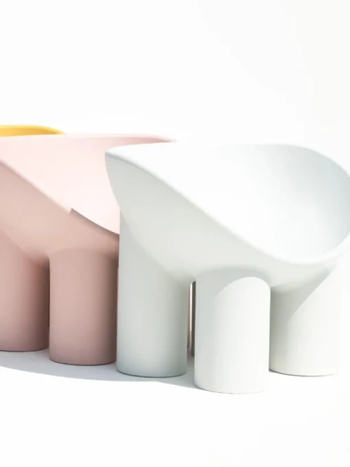 Sillones Pequeños|Sillones>Driade Sillón de plástico Roly Poly Amarillo sol