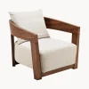 Sillones Pequeños|Sillones>Eichholtz Sillón de salón artesanal de caoba Rubautelli