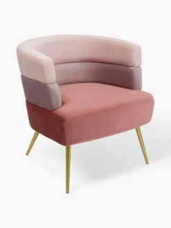 Hot Sillón de terciopelo diseño retro Sandwich Sillones Pequeños|Sillones