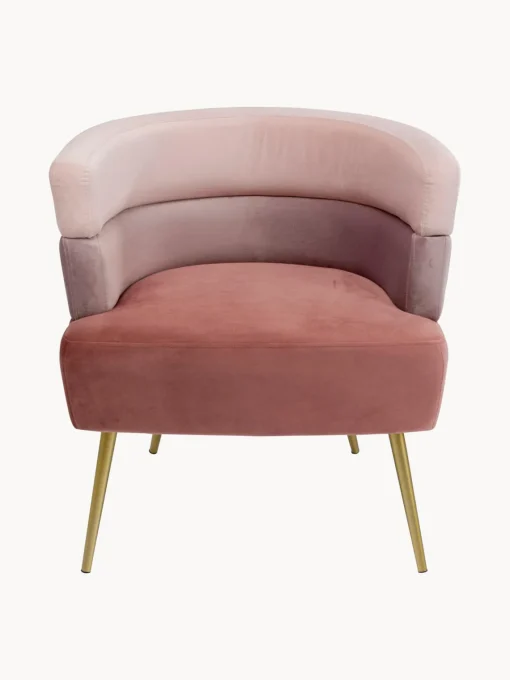 Hot Sillón de terciopelo diseño retro Sandwich Sillones Pequeños|Sillones