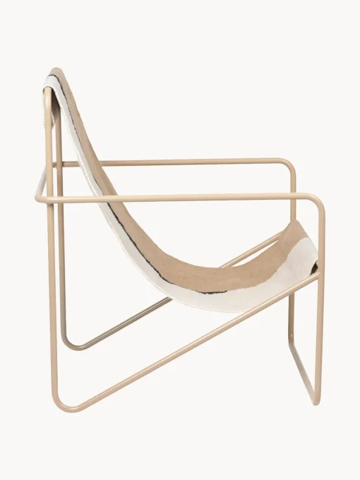 Sillones De Jardín|Sillones De Jardí­N>Ferm Living Sillón Desert Tejido blanco Off White, beige, negro, greige
