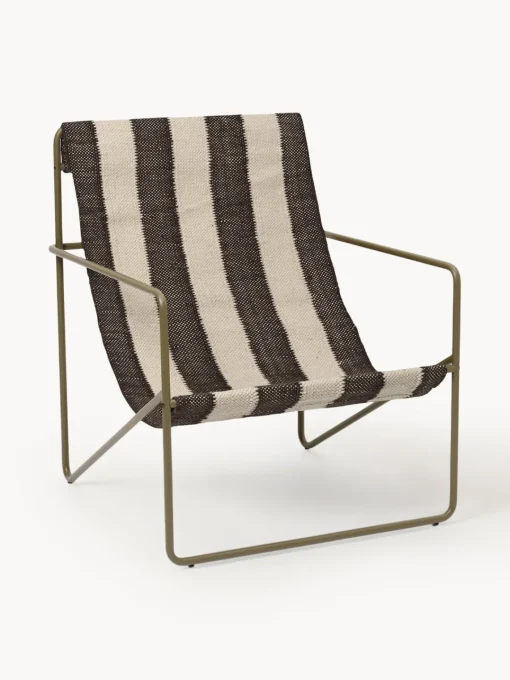 Sillones De Jardín|Sillones De Jardí­N>Ferm Living Sillón Desert Tejido beige claro, gris antracita, verde oliva
