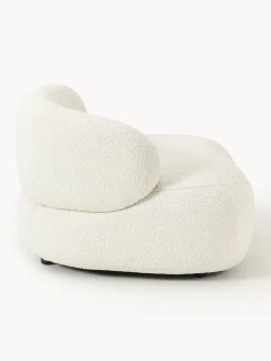 Butacas|Sillones></noscript>Westwing Collection Sillón en tejido bouclé Alba Bouclé blanco Off White