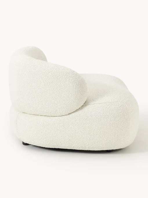 Butacas|Sillones>Westwing Collection Sillón en tejido bouclé Alba Bouclé blanco Off White