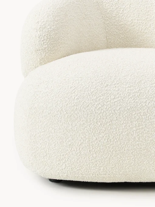 Butacas|Sillones>Westwing Collection Sillón en tejido bouclé Alba Bouclé blanco Off White