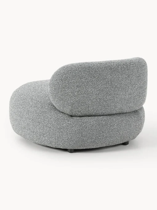 Butacas|Sillones>Westwing Collection Sillón en tejido bouclé Alba Bouclé gris