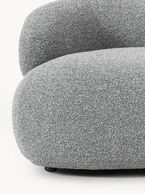 Butacas|Sillones>Westwing Collection Sillón en tejido bouclé Alba Bouclé gris
