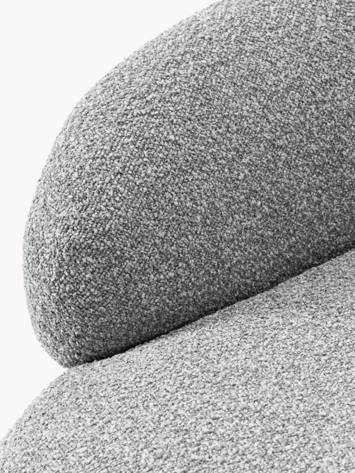 Butacas|Sillones>Westwing Collection Sillón en tejido bouclé Alba Bouclé gris