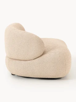 Butacas|Sillones></noscript>Westwing Collection Sillón en tejido bouclé Alba Bouclé melocotón