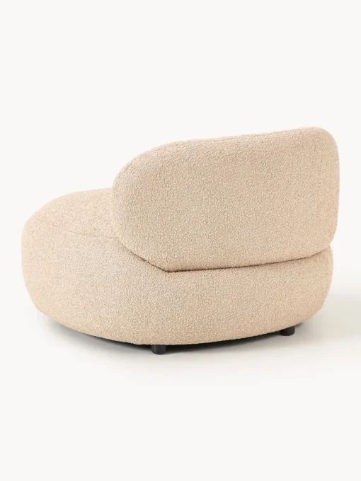 Butacas|Sillones>Westwing Collection Sillón en tejido bouclé Alba Bouclé melocotón