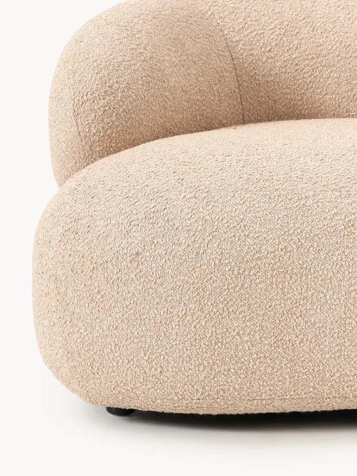 Butacas|Sillones>Westwing Collection Sillón en tejido bouclé Alba Bouclé melocotón