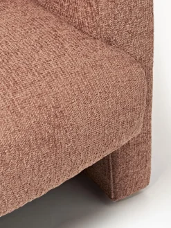 New Sillón en tejido bouclé Aven Sillones Pequeños|Sillones