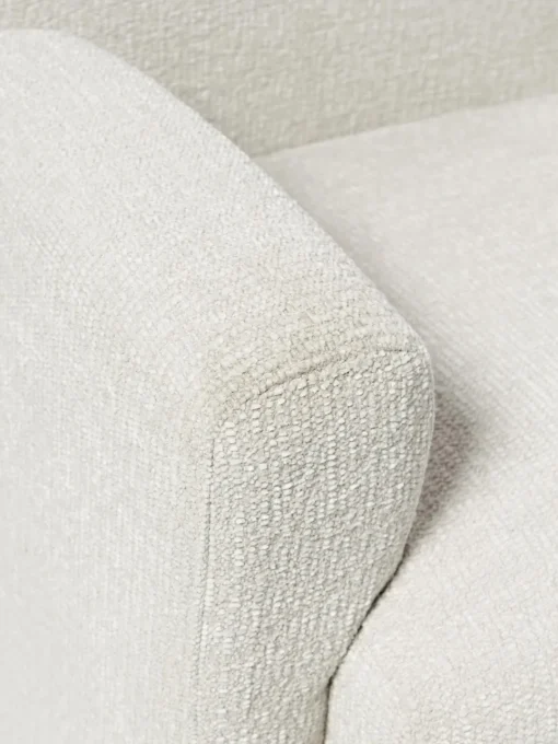 Clearance Sillón en tejido bouclé Aven Sillones Pequeños|Sillones