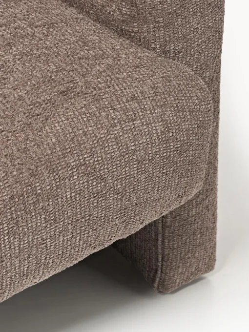 Outlet Sillón en tejido bouclé Aven Sillones Pequeños|Sillones