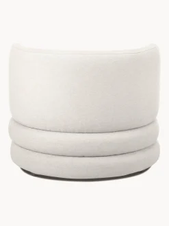 Butacas|Sillones></noscript>Westwing Collection Sillón en tejido bouclé de diseño Solomon Bouclé blanco crema
