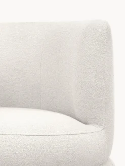 Butacas|Sillones></noscript>Westwing Collection Sillón en tejido bouclé de diseño Solomon Bouclé blanco crema