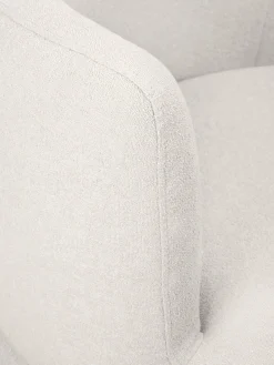 Butacas|Sillones></noscript>Westwing Collection Sillón en tejido bouclé de diseño Solomon Bouclé blanco crema
