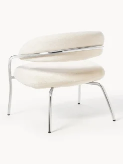 New Sillón en tejido bouclé Dodo Sillones Pequeños|Sillones