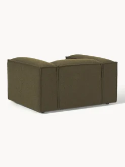 Butacas|Sillones></noscript>Westwing Collection Sillón en tejido bouclé Lennon Bouclé verde oliva