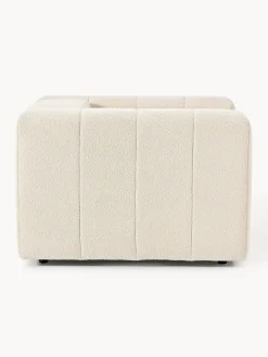 Butacas|Sillones></noscript>Westwing Collection Sillón en tejido bouclé Lena Bouclé beige