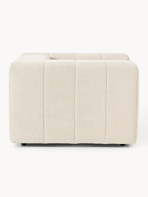 Butacas|Sillones>Westwing Collection Sillón en tejido bouclé Lena Bouclé beige