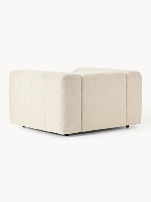 Butacas|Sillones>Westwing Collection Sillón en tejido bouclé Lena Bouclé beige