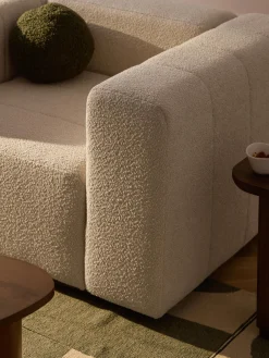 Butacas|Sillones></noscript>Westwing Collection Sillón en tejido bouclé Lena Bouclé beige