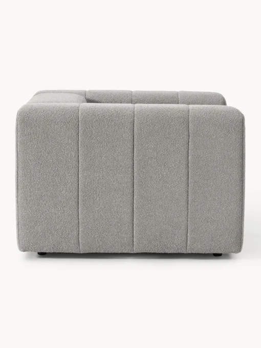 Butacas|Sillones>Westwing Collection Sillón en tejido bouclé Lena Bouclé gris