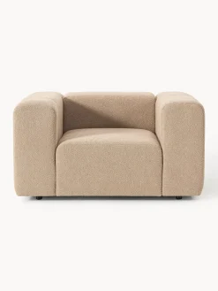 Butacas|Sillones></noscript>Westwing Collection Sillón en tejido bouclé Lena Bouclé beige