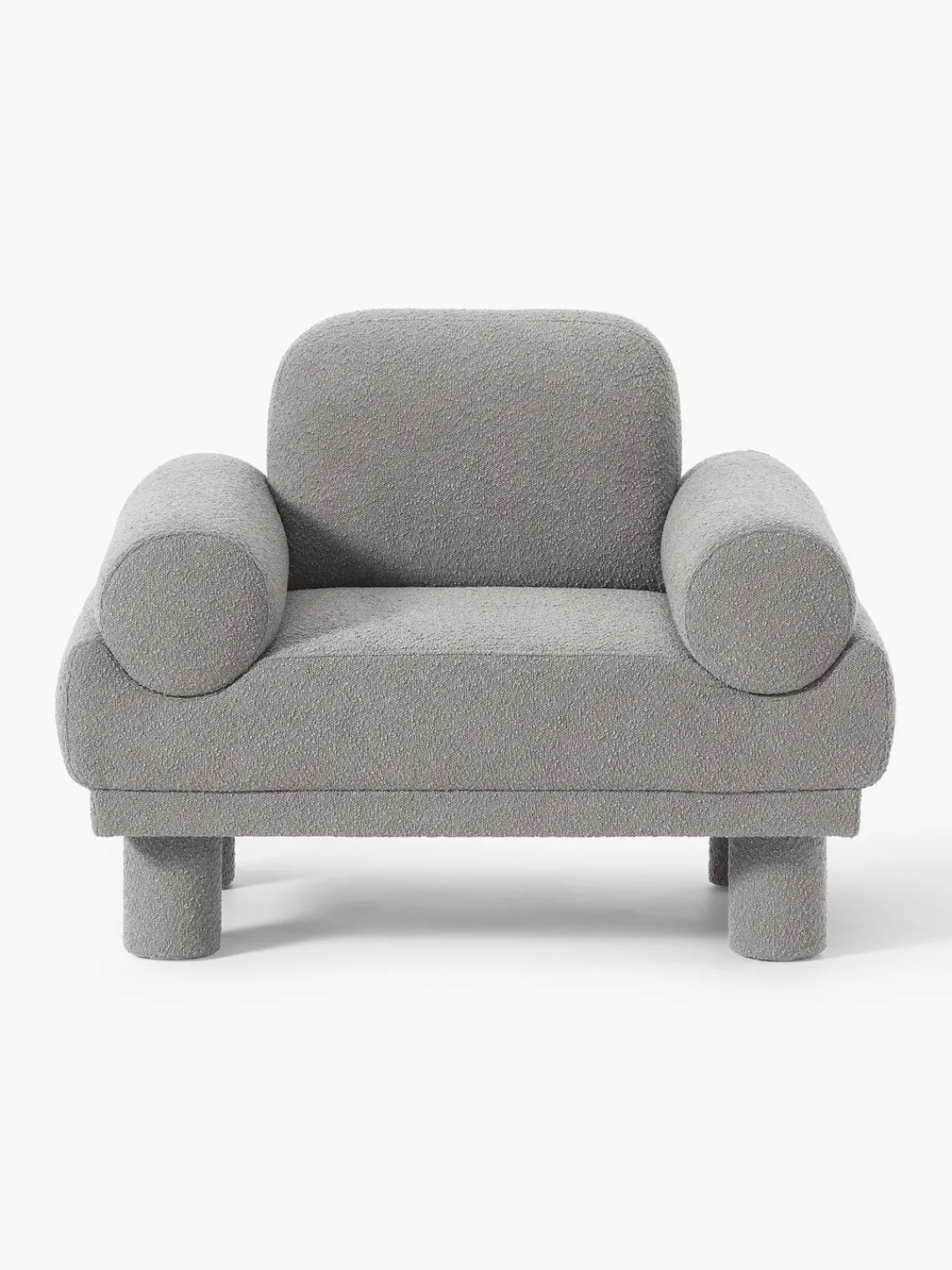 Online Sillón en tejido bouclé Lilo Butacas|Sillones