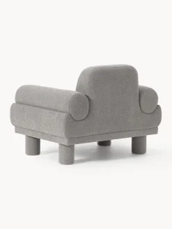 Online Sillón en tejido bouclé Lilo Butacas|Sillones