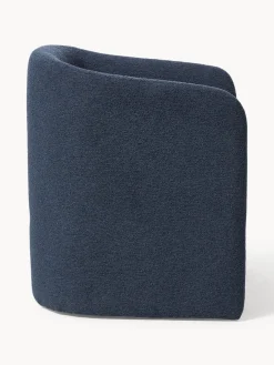 Sillones Pequeños|Sillones></noscript>Westwing Collection Sillón en tejido bouclé Mairo Bouclé gris azulado