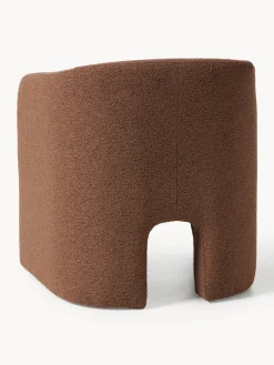 Sillones Pequeños|Sillones></noscript>Westwing Collection Sillón en tejido bouclé Mairo Bouclé marrón